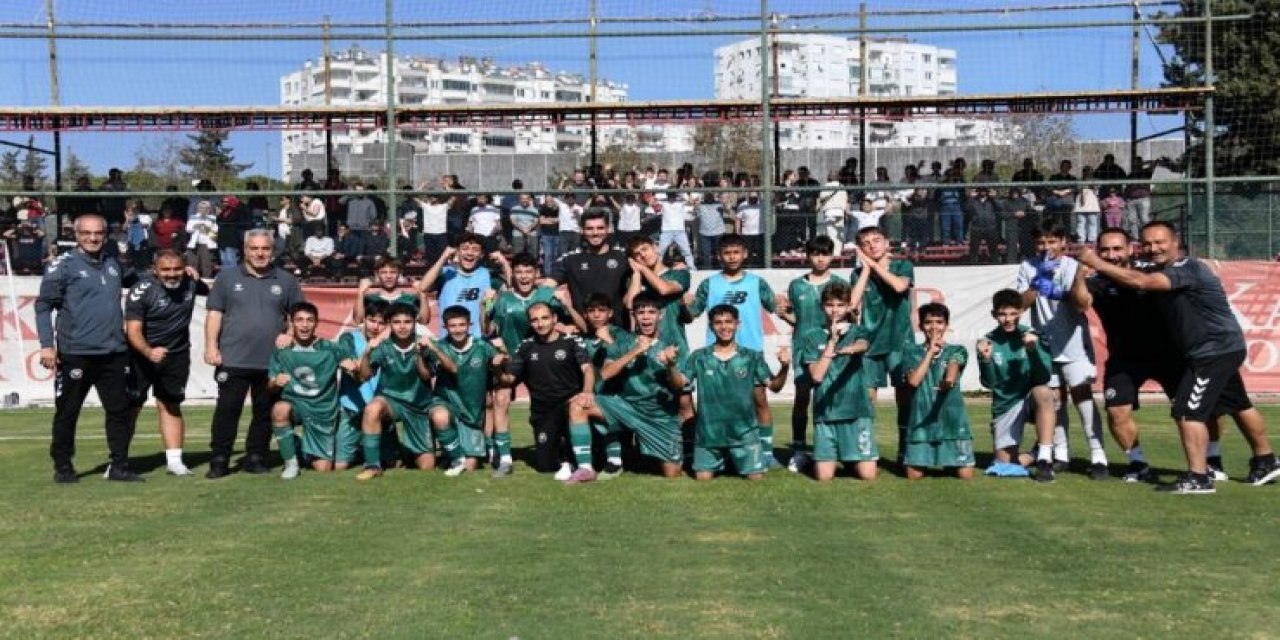 Konyaspor U14 zirvenin yeni sahibi oldu
