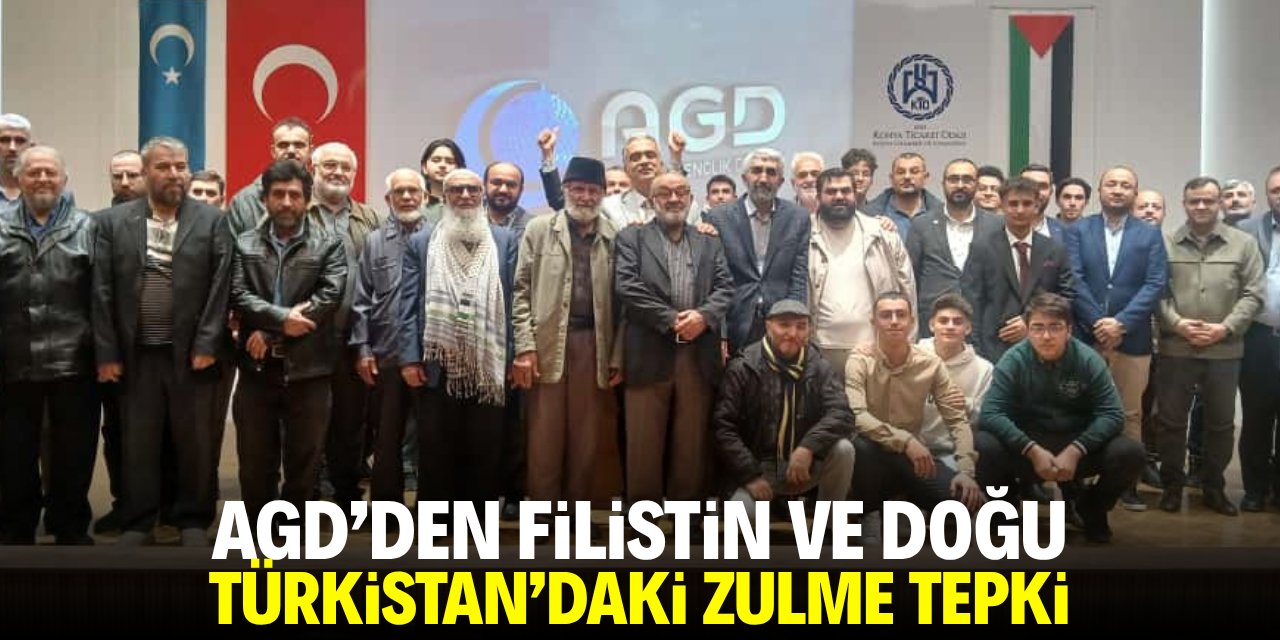 AGD'den Filistin ve Doğu Türkistan'daki zulme tepki