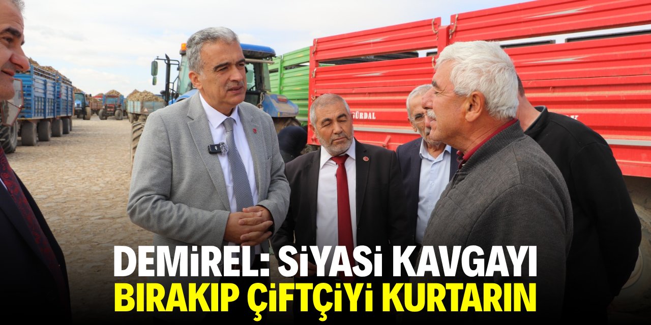 Demirel: Siyasi kavgayı bırakıp çiftçiyi kurtarın