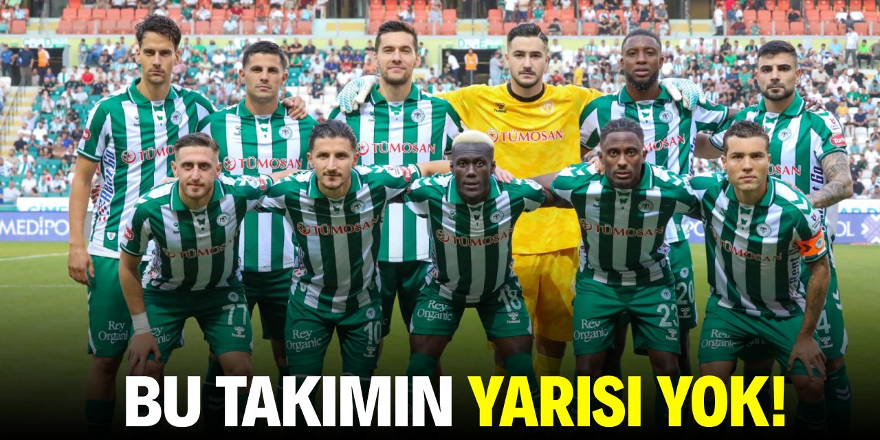 Bu takımın yarısı yok!