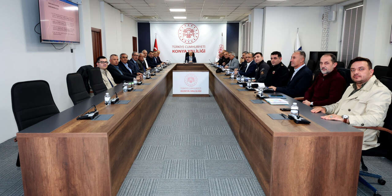 Konya İl Spor Güvenliği toplantısı yapıldı