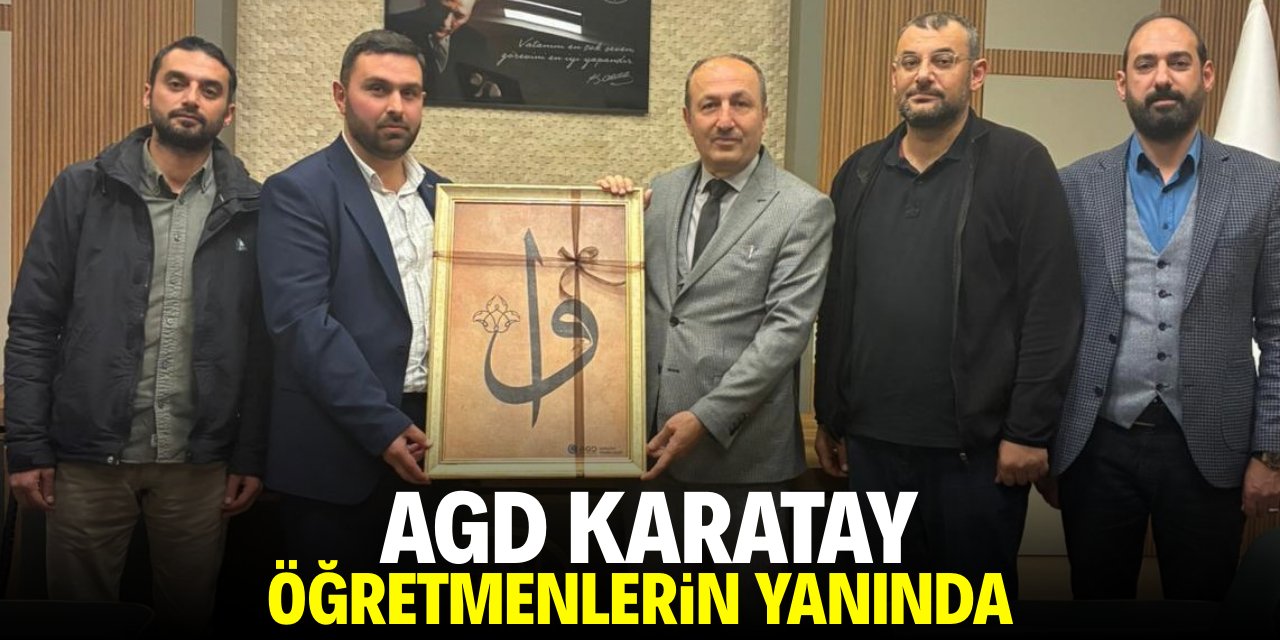 AGD Karatay öğretmenlerin yanında