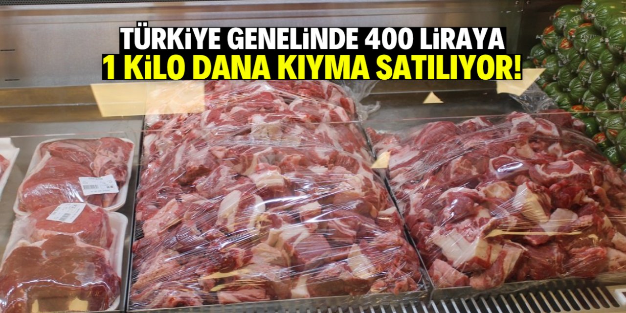Türkiye genelinde 400 liraya 1 kilo dana eti satılıyor! Vatandaş kuyrukta