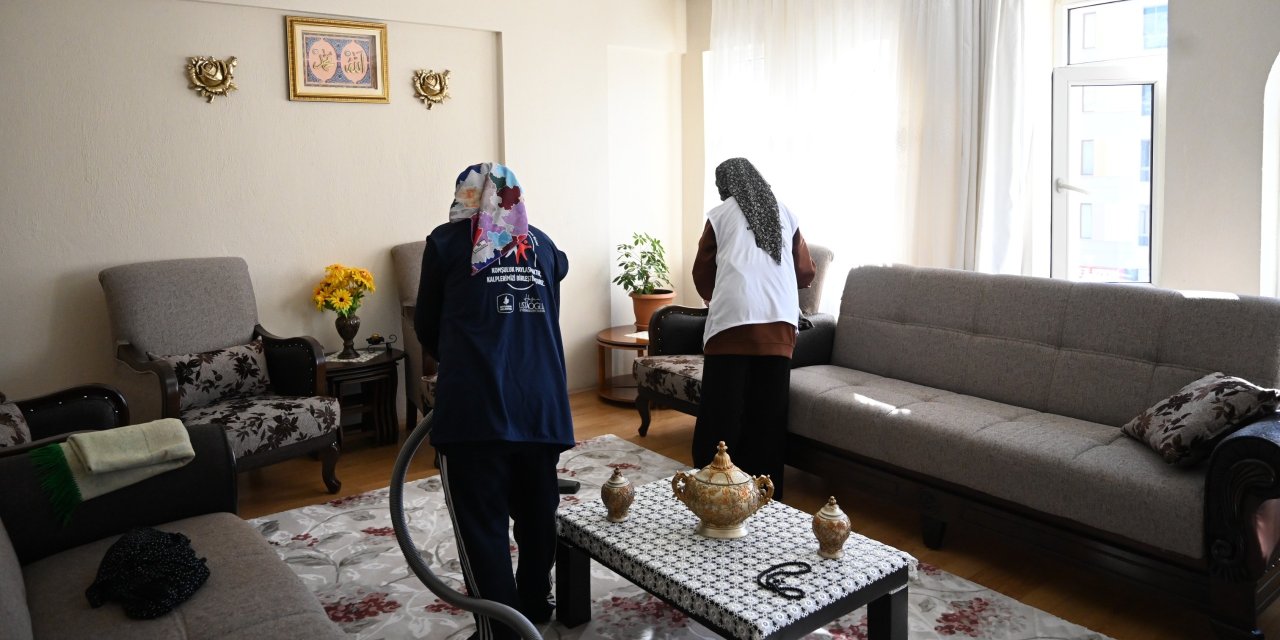 Evde temizlik projesi sürüyor