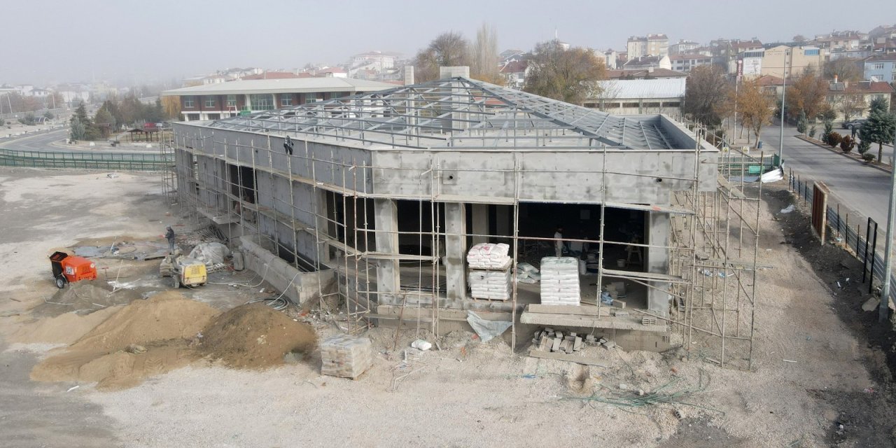 Cihanbeyli’de halk ekmek tesisi yükseliyor