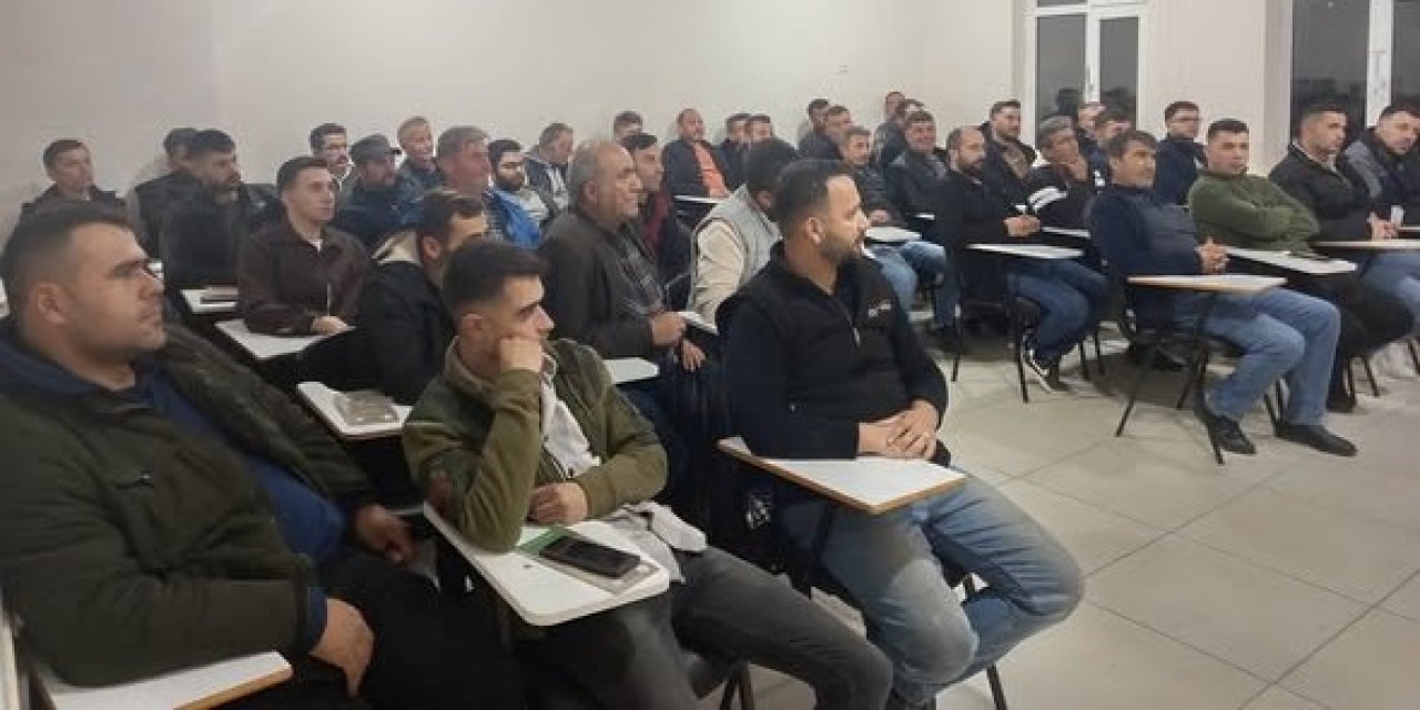 Seydişehir'de avcılara eğitim verildi