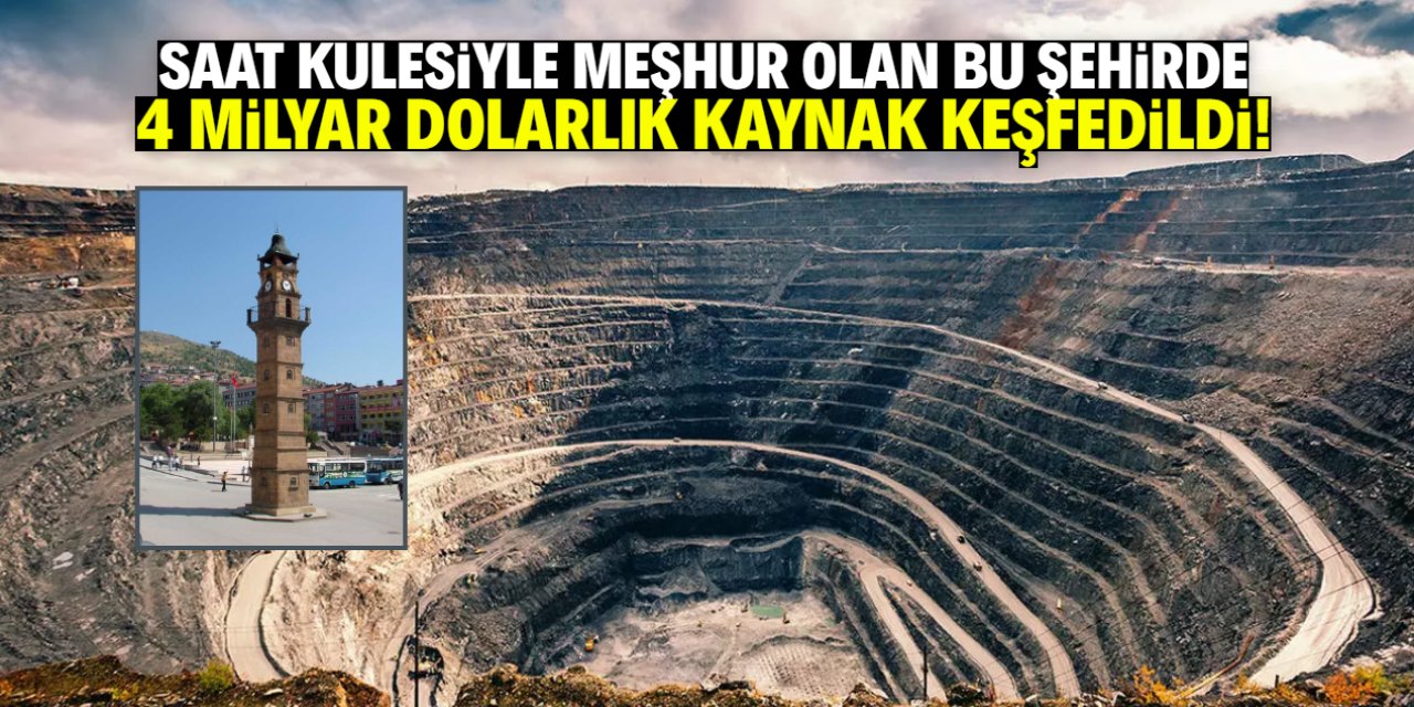 Saat kulesiyle meşhur bu şehirde 4 milyar dolarlık kaynak keşfedildi!