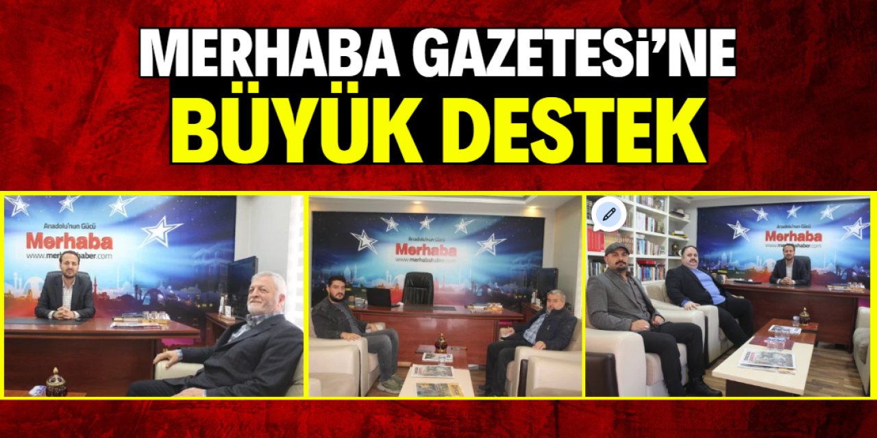 Konya, Merhaba Gazetesi'ne destek oldu