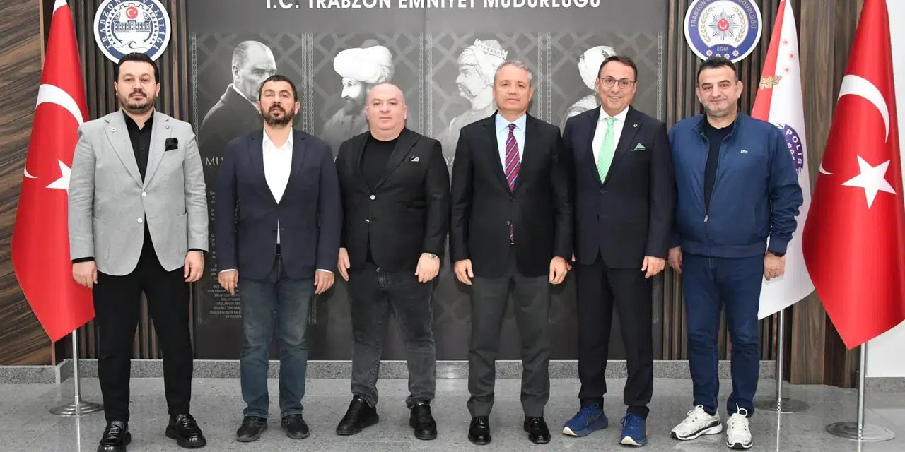 Konyaspor yönetimi, Trabzon Emniyet Müdürü Loğoğlu'nu ziyaret etti