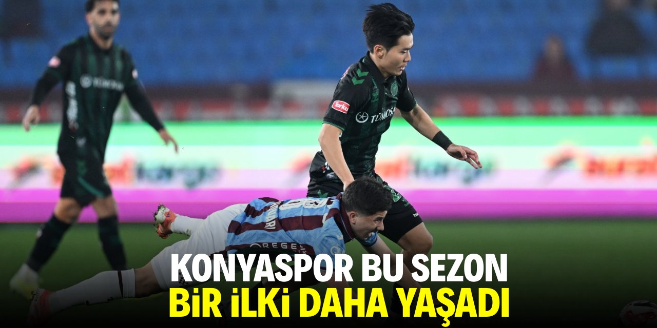 Konyaspor bu sezon bir ilki daha yaşadı