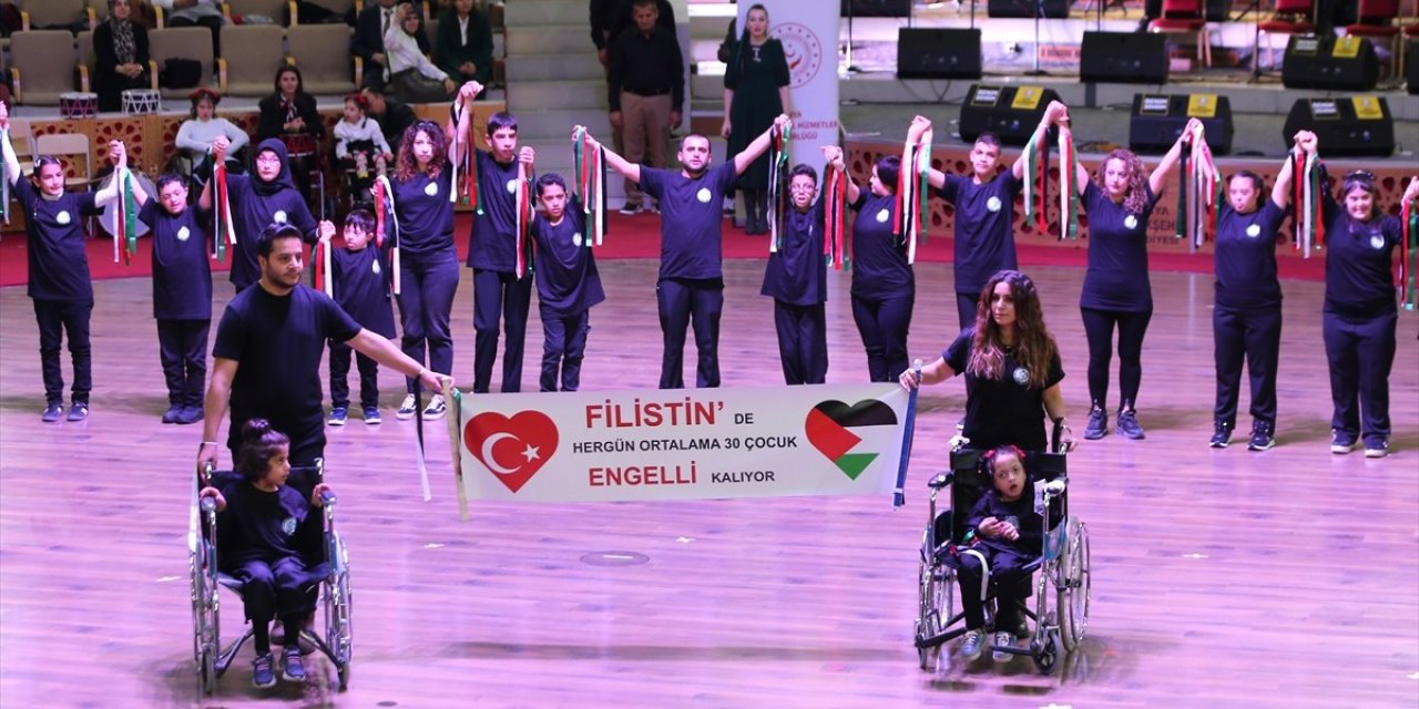 Engellilerden 'Filistin Özgürlük Dansı'