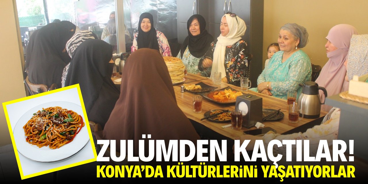 Zulümden kaçtılar! Konya'da kültürlerini yaşatıyorlar