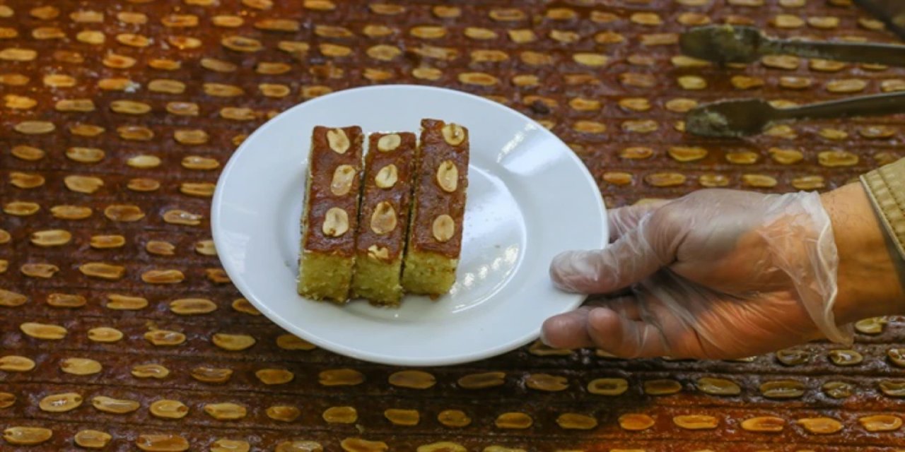 Şambali tatlısı Konya’da büyük ilgi görüyor