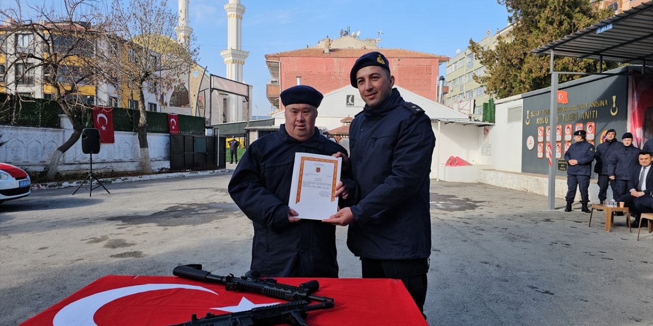 Konya'da engelli kişinin askerlik heyecanı