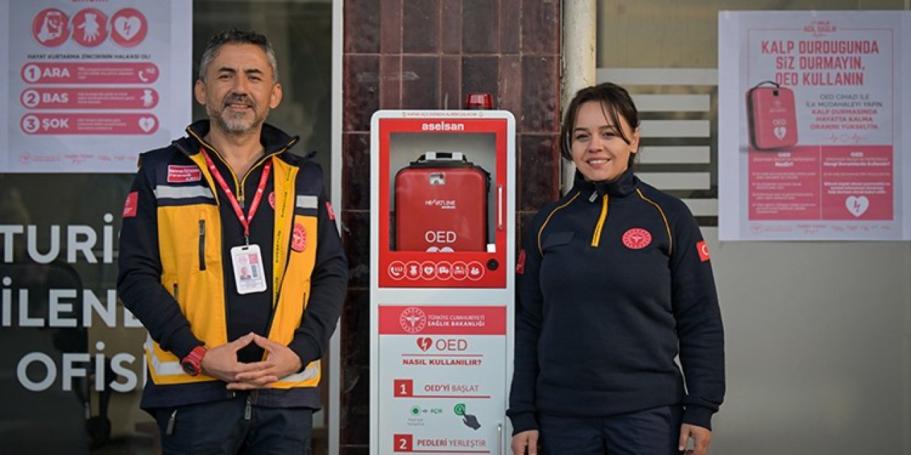 Kalp durmalarına karşı üretilen yerli cihaz 25 noktaya yerleştirildi
