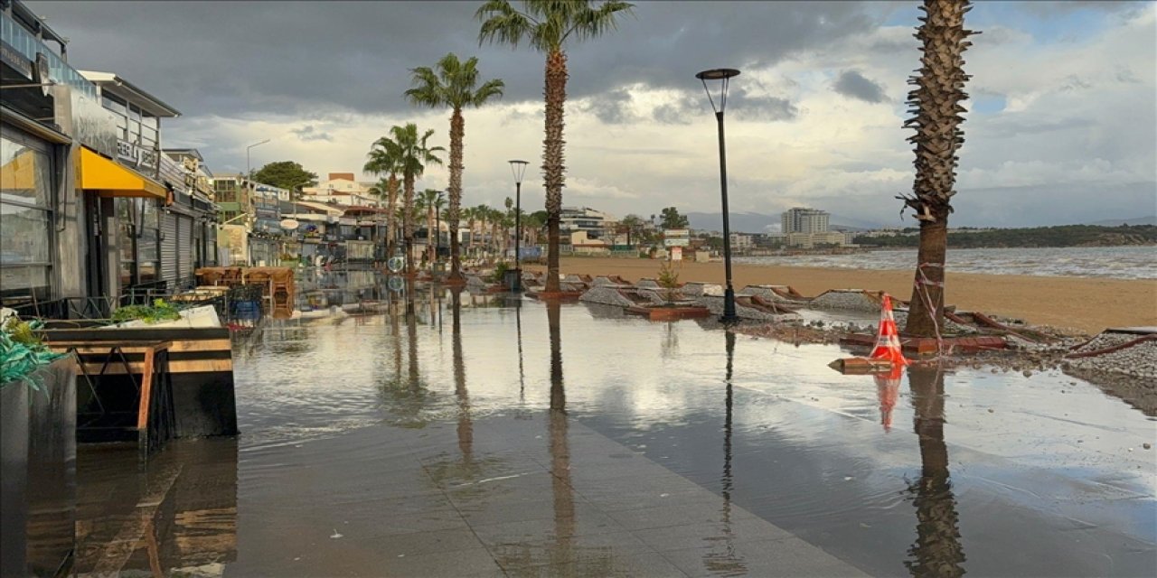 Aydın'da şiddetli yağış etkili oldu
