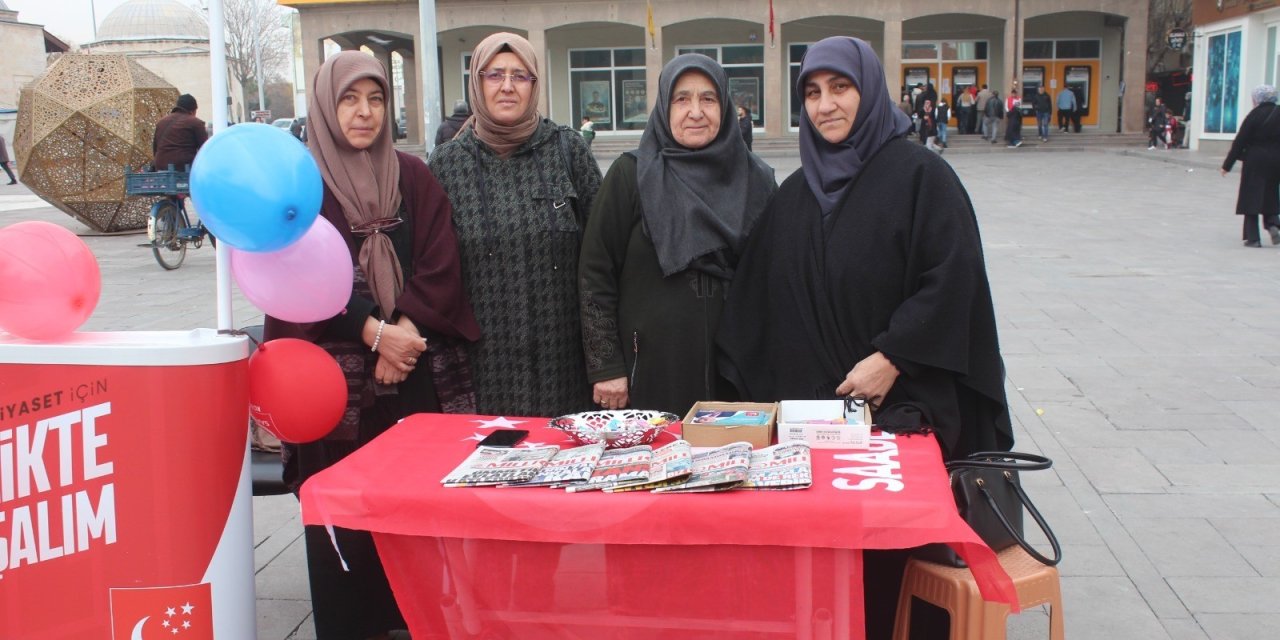 Saadet Partisi halkın içinde