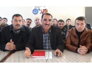 Bitlisli Taşeron İşçilerden İş Bırakma Eylemi