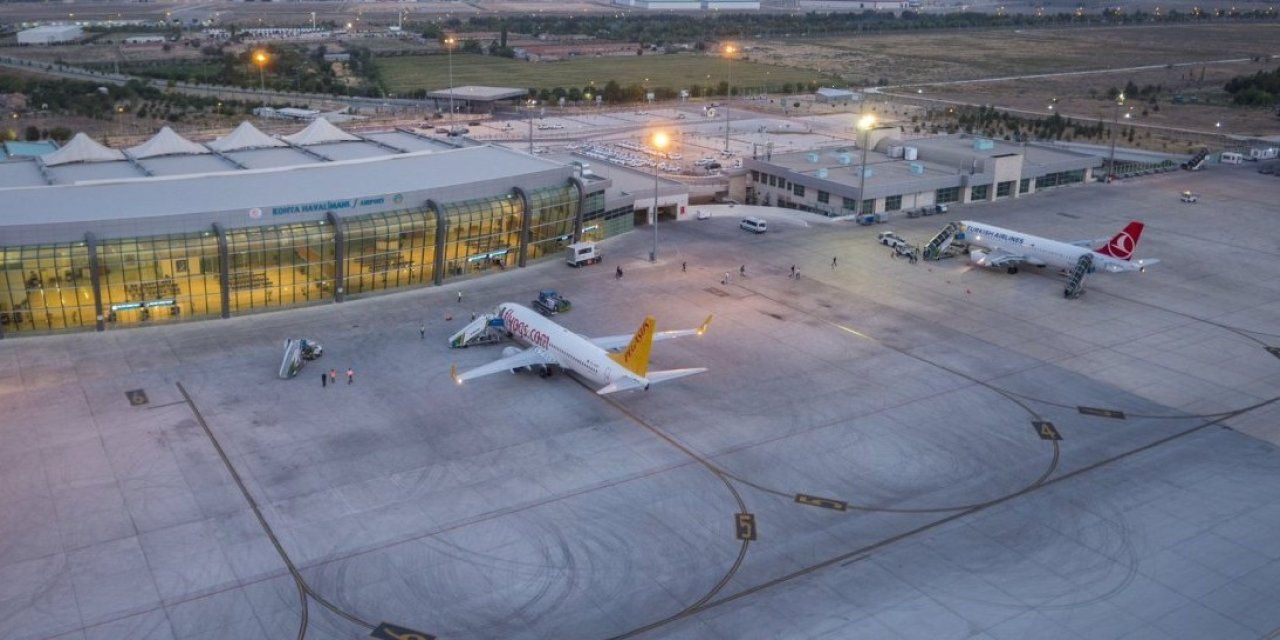 Konya Havalimanı'nda yolcu sayısı açıklandı