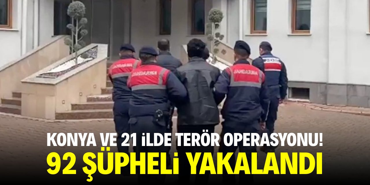 Terör örgütüne dev operasyon! 92 şüpheli yakalandı