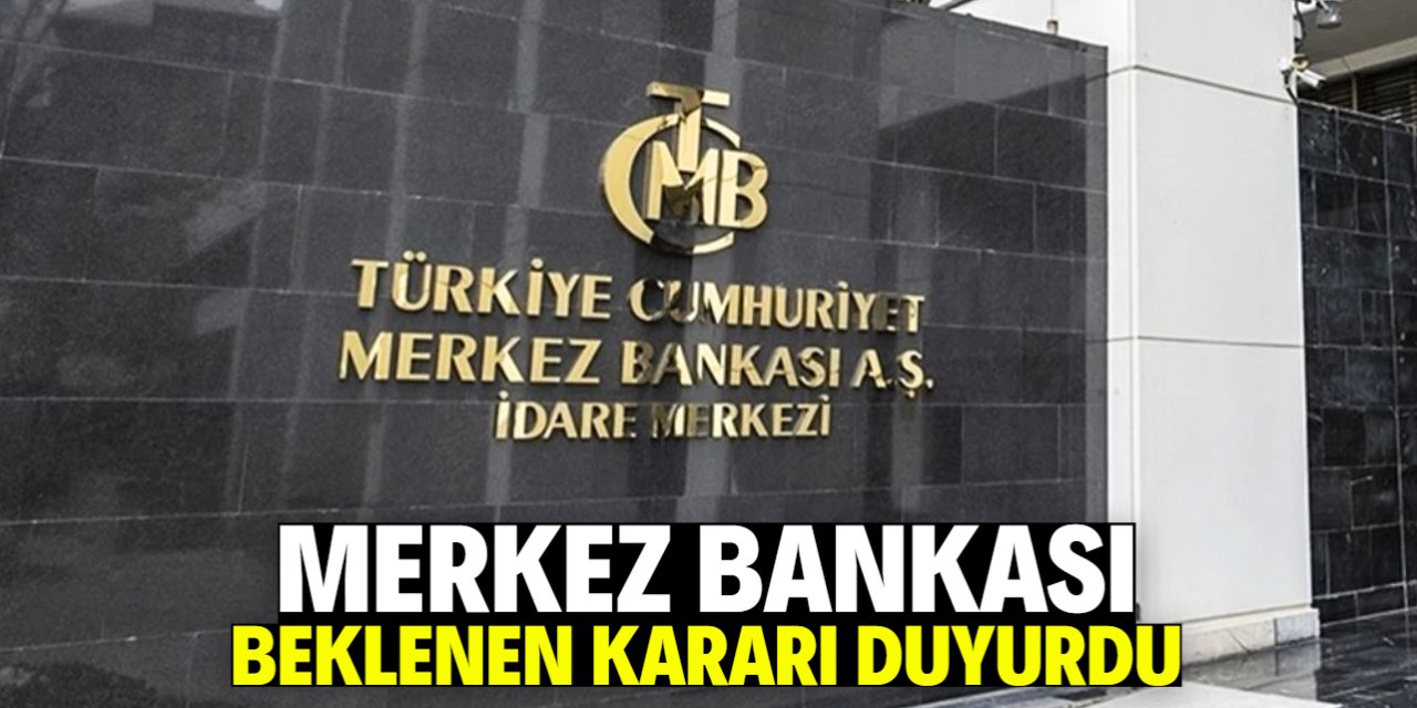 Merkez Bankası yılın son faiz kararını duyurdu