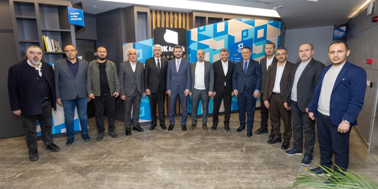 Konya basınından BİK Genel Müdürlüğü'ne ziyaret