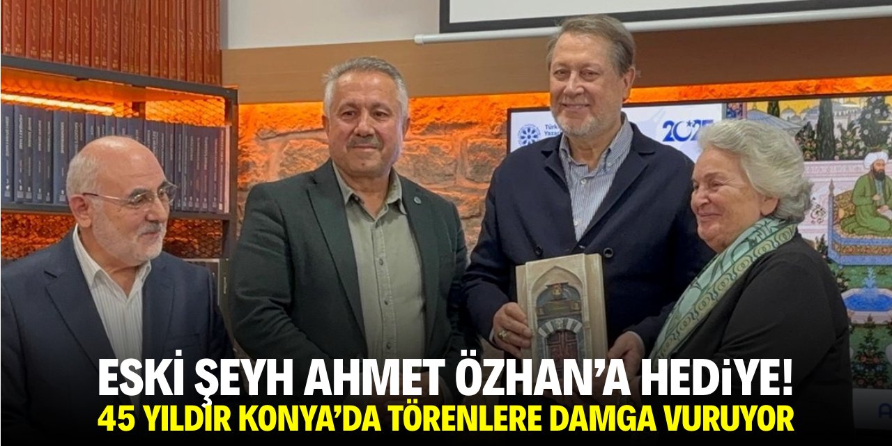 Eski şeyh Ahmet Özhan'a hediye! Konya'da törenlere 45 yıldır damga vuruyor
