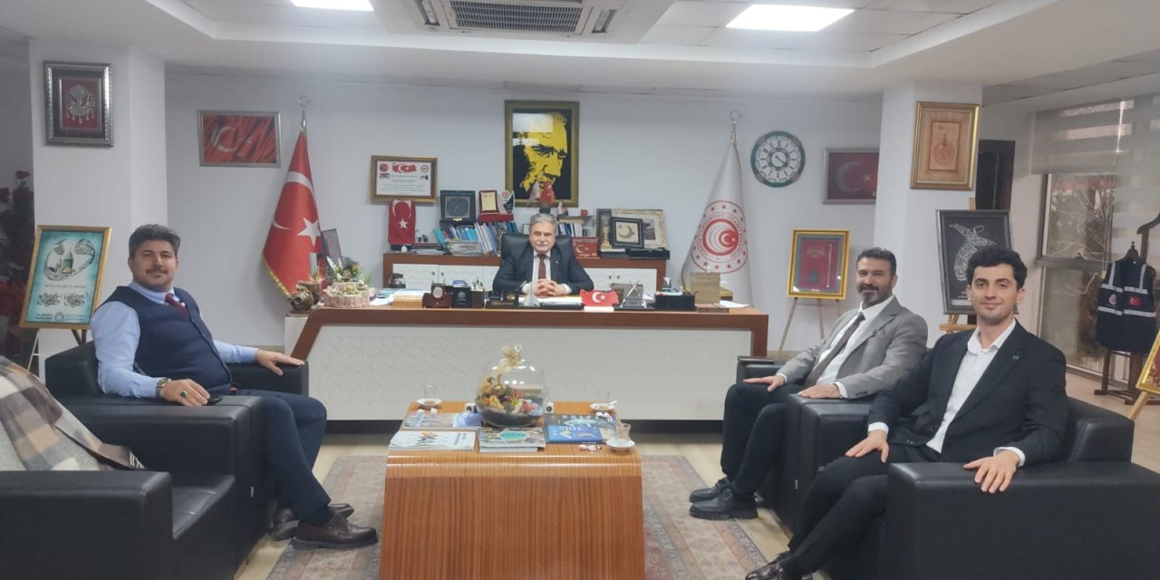 Ticarette Birlik Topluluğu'ndan İl Müdürü Çağlayan'a nezaket ziyareti