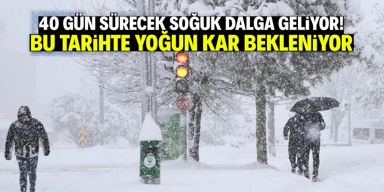 Yılın en soğuk günleri bu tarihteki kar yağışıyla başlıyor! 40 gün sürecek