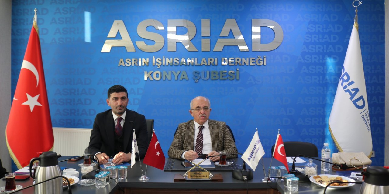 ASRİAD Genel Merkez Başkanı Cemil Yıldız Konya'da