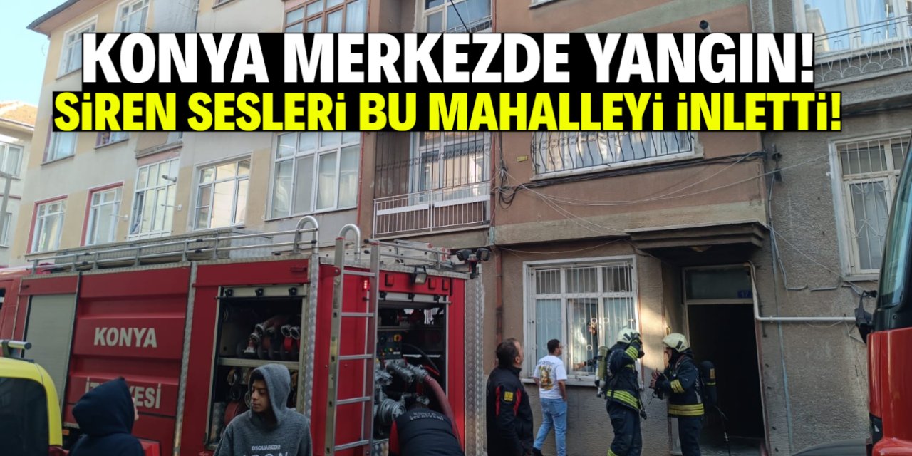 Ferhuniye Mahallesi siren sesleriyle inledi! Yangın çıktı