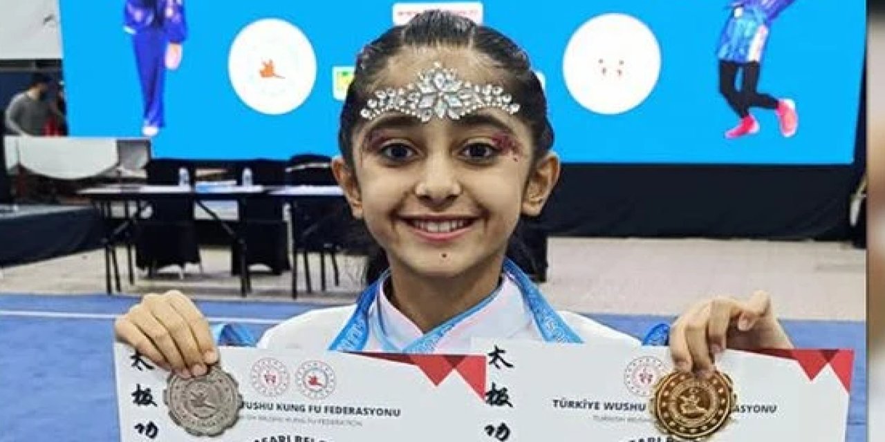 Minik Elif Türkiye ikincisi oldu