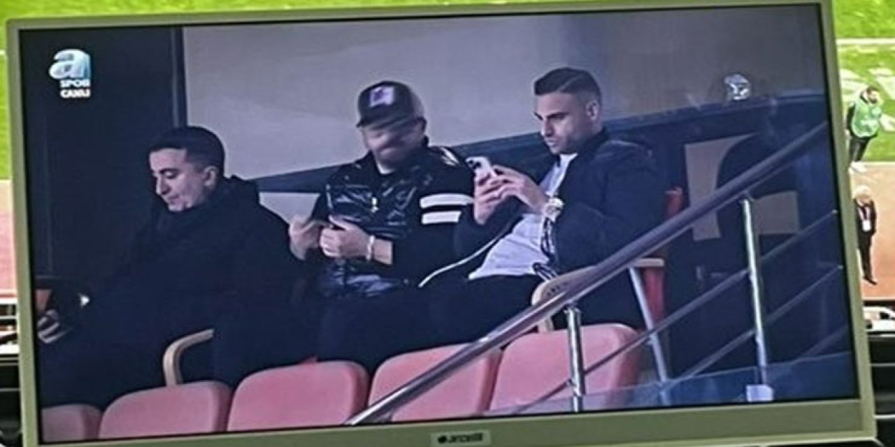 Yeni transfer maçı tribünden takip etti