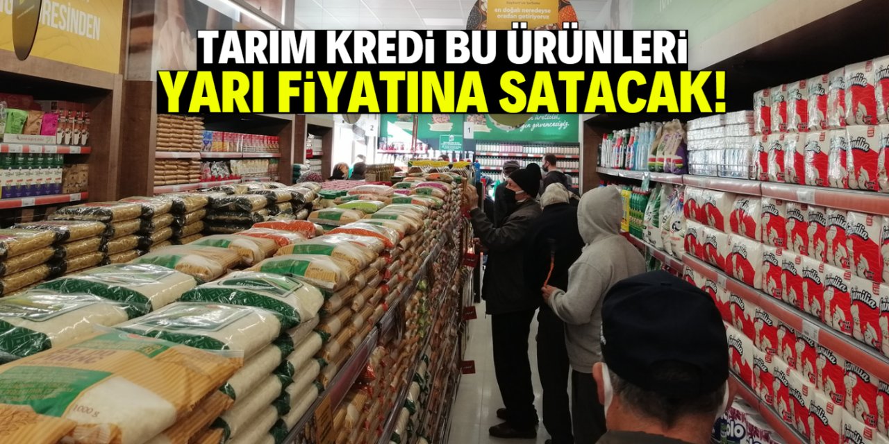 Tarım Kredi birçok ürüne yüzde 50 indirim yaptı! Son 1 hafta