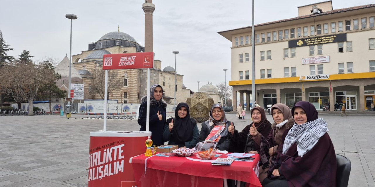 Saadet Partisi Konya Kadın Kolları Şivliliği kutladı