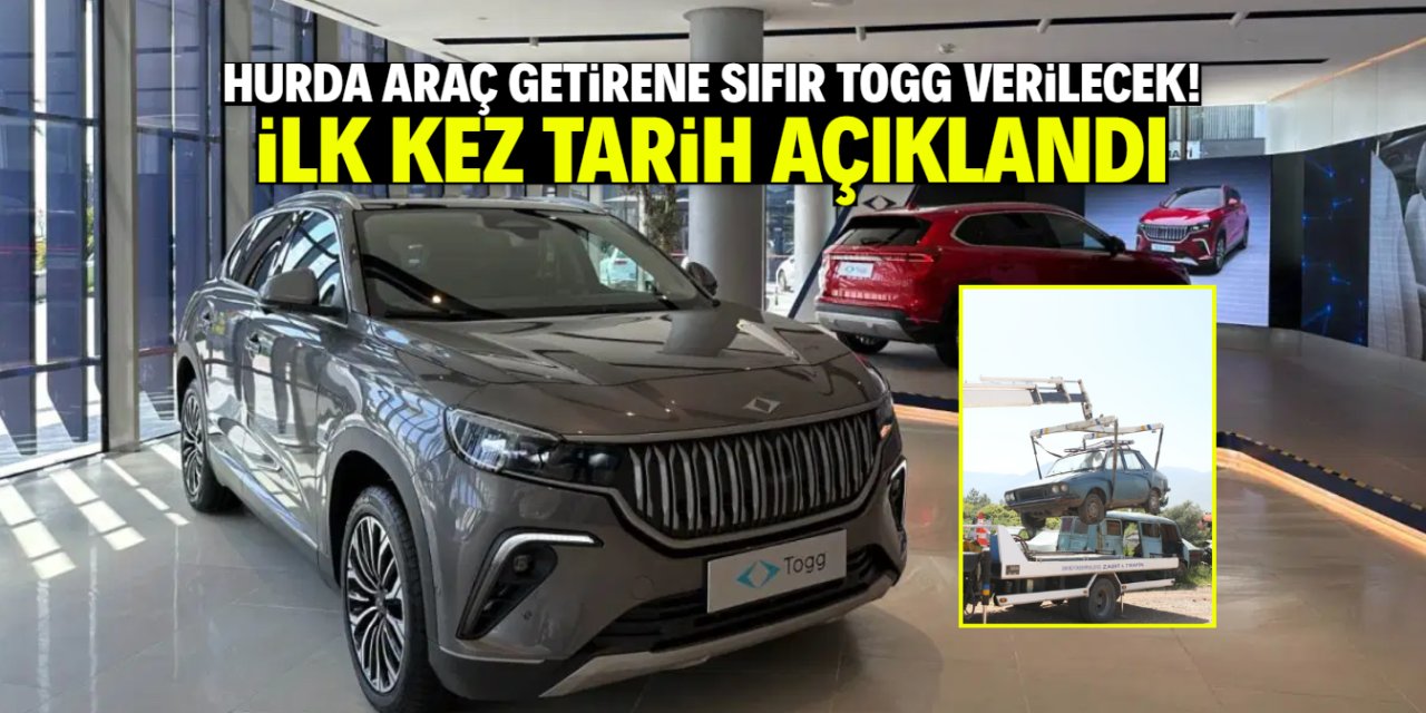 Hurda araç getirene sıfır TOGG kampanyası! İlk kez tarih verildi