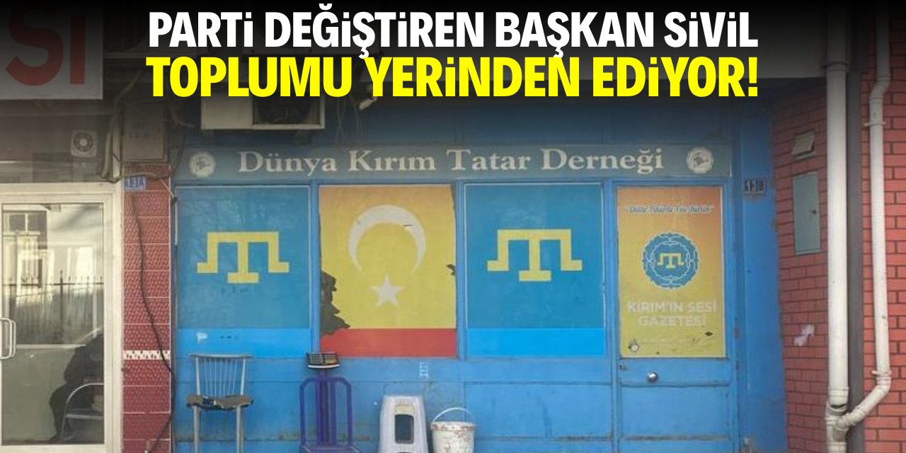 Parti değiştiren başkan sivil toplumu yerinden ediyor!