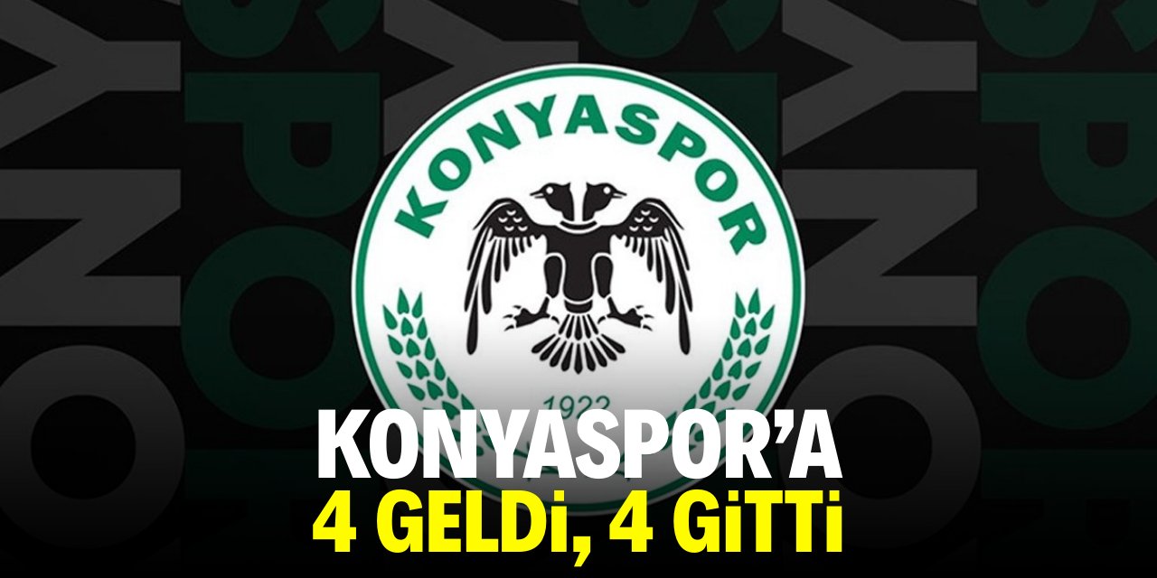 Konyaspor’a 4 oyuncu geldi! 4 oyuncu gitti