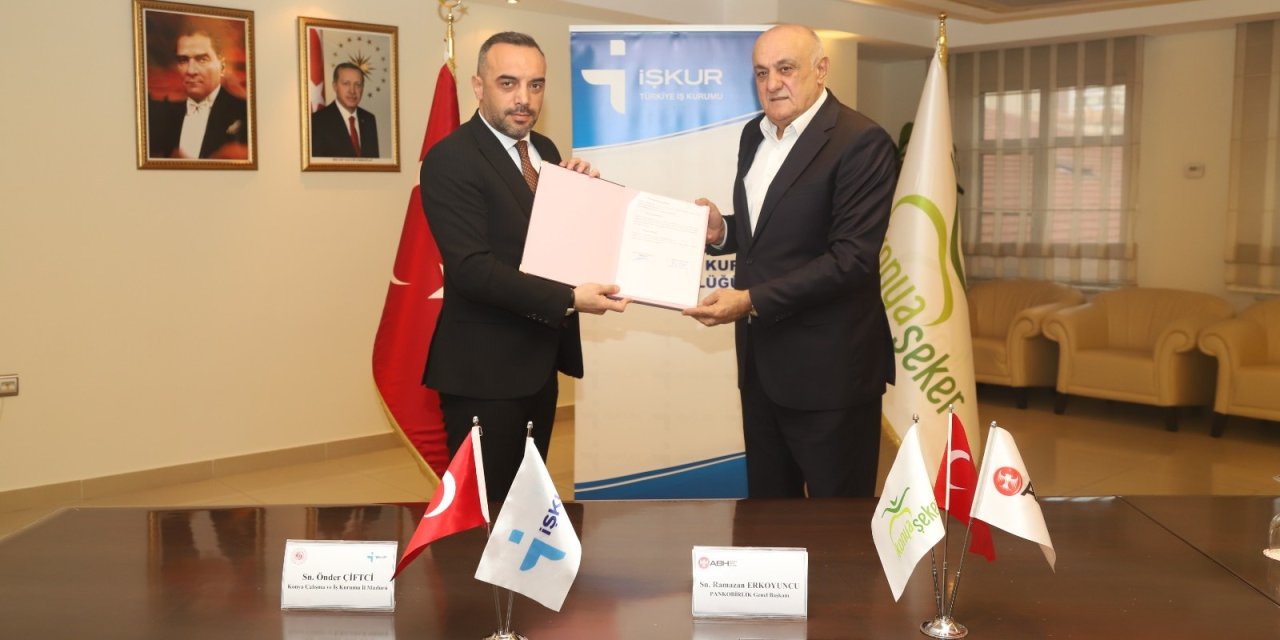 Konya İŞKUR ile PANKOBİRLİK anlaştı