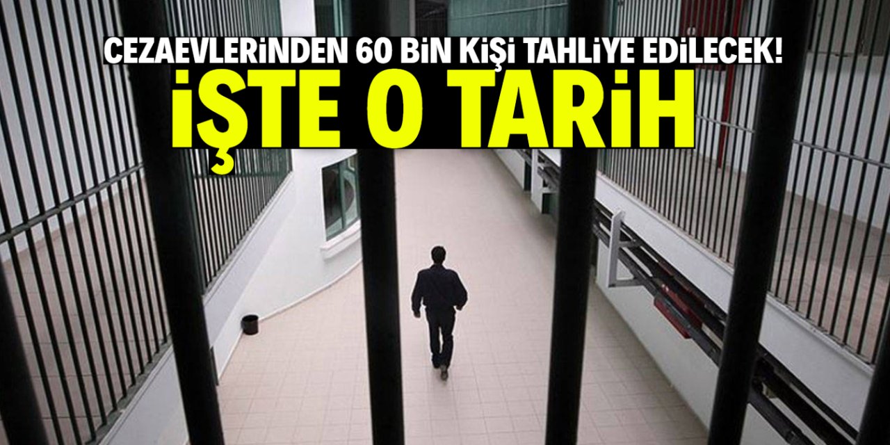 Cezaevlerinden bu tarihe kadar 60 bin mahkum çıkacak