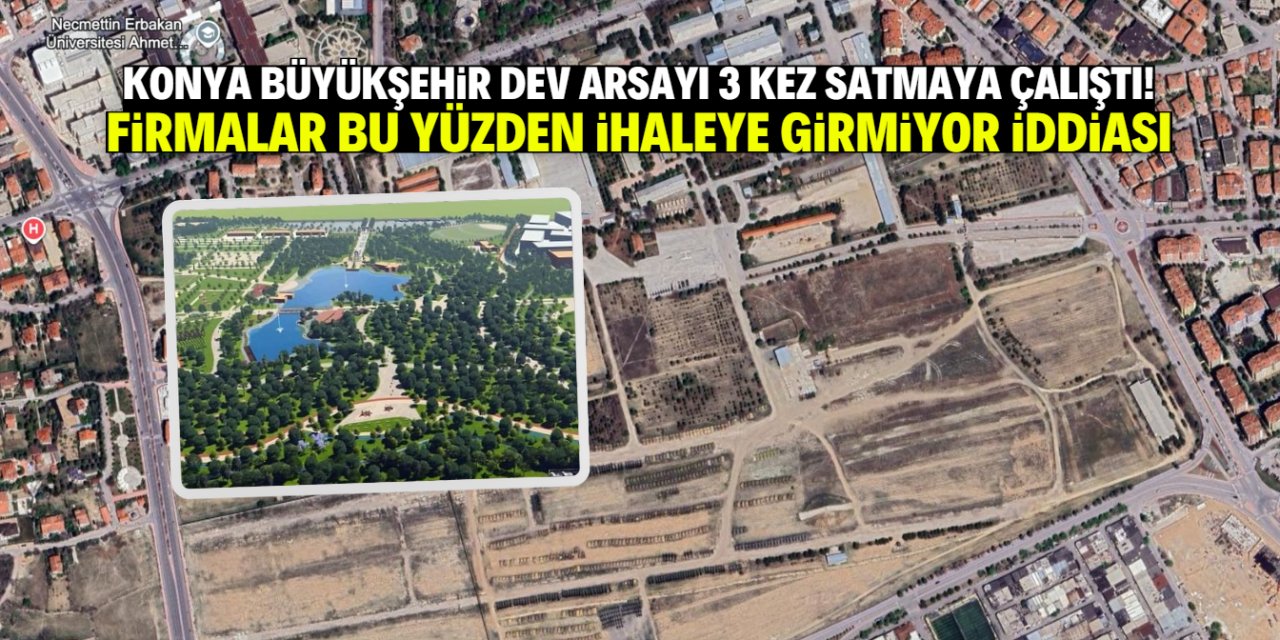 Konya Büyükşehir satış ısrarından vazgeçmiyor! Firmalar ihaleye katılmıyor