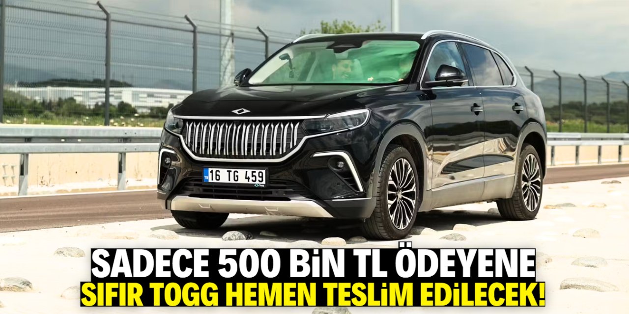 500 bin TL ödeyene sıfır TOGG verilecek! Sadece bir şart aranıyor