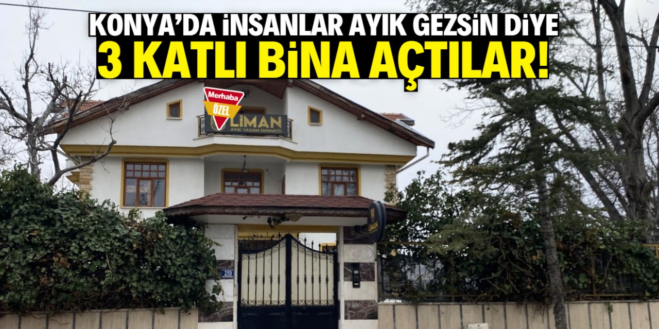 İnsanların ayık gezmesi için Konya'da 3 katlı bina açtılar!
