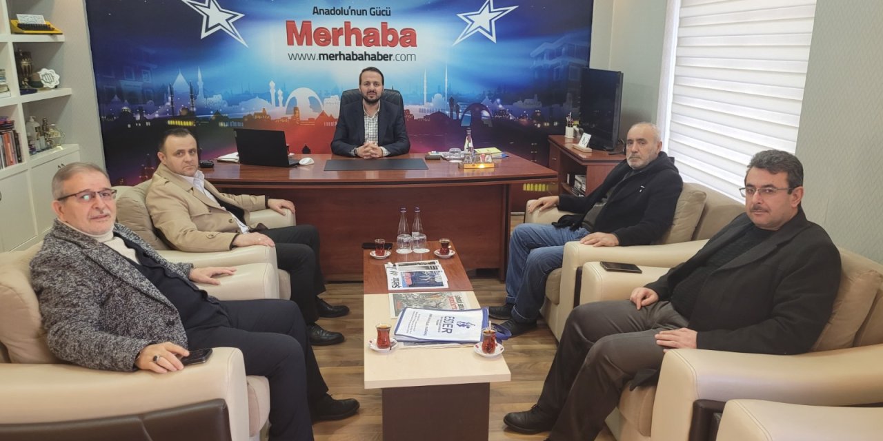 ESDER Konya'dan Merhaba Gazetesi'ne ziyaret