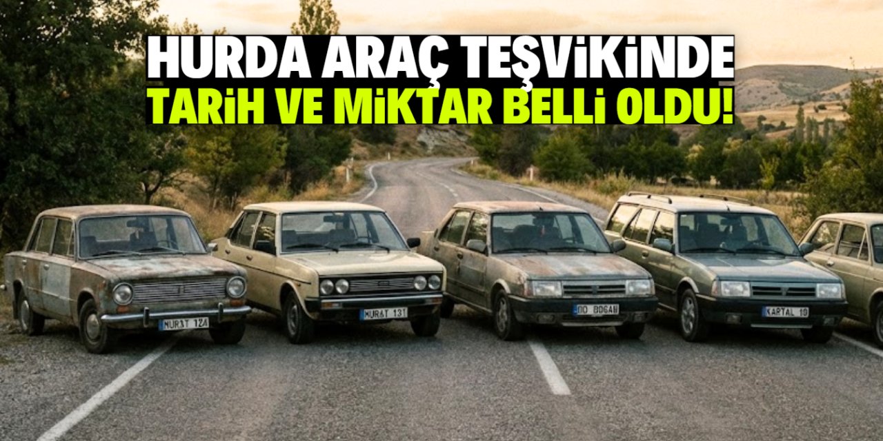 Hurda araç teşvikinde kapasite müjdesi! Tarih ve miktar belli oldu