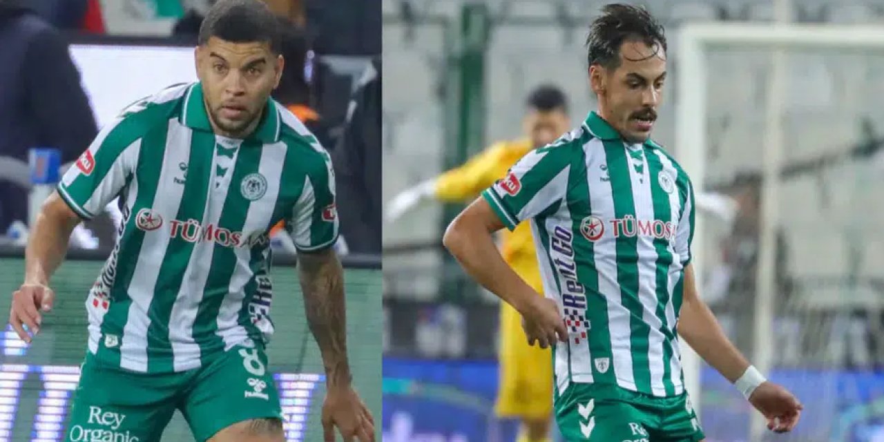 Konyaspor’da iki futbolcu 1.lig yolcusu