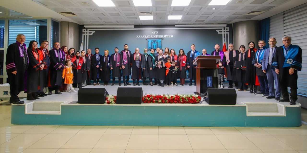 KTO Karatay'da cübbe giyme töreni