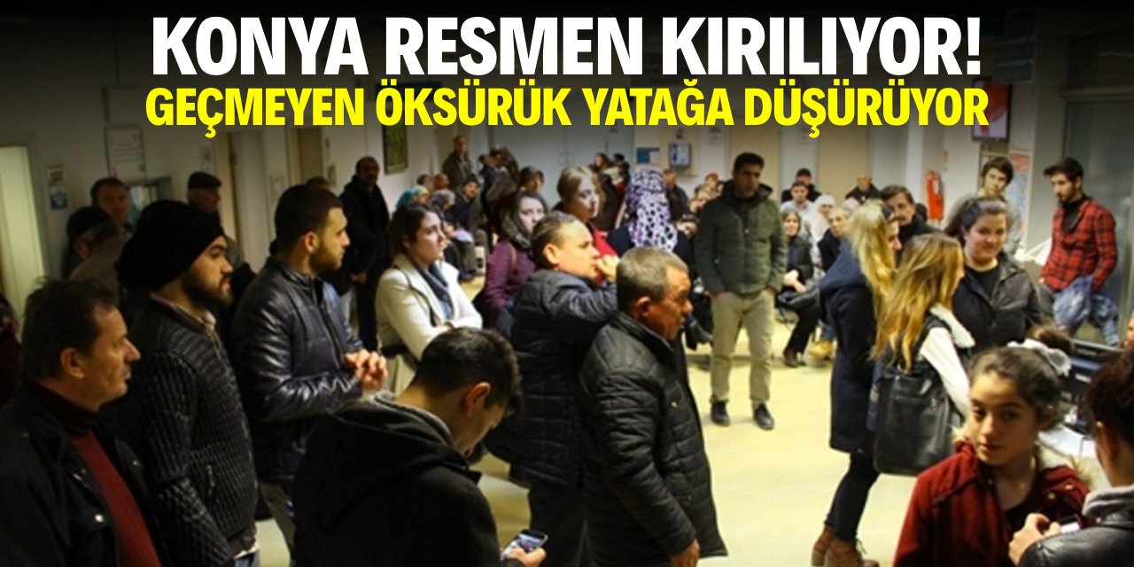 Konya resmen kırılıyor! Geçmeyen öksürük yatağa düşürüyor