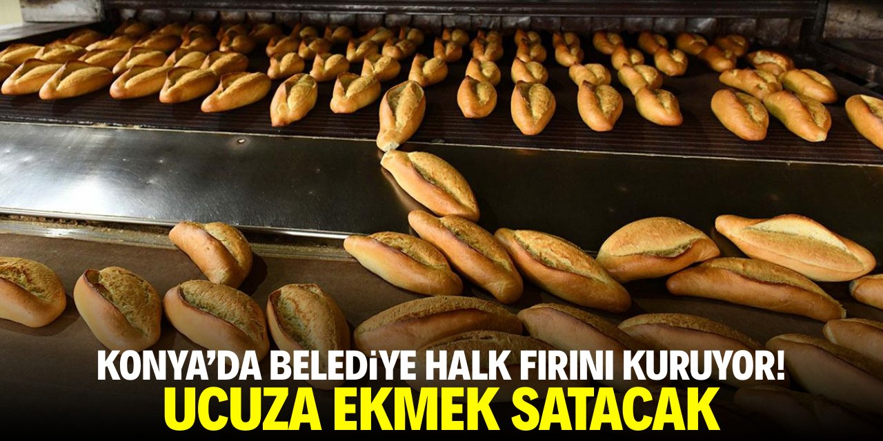 Konya'da belediye halk fırını kuruyor! Ucuza ekmek satacak