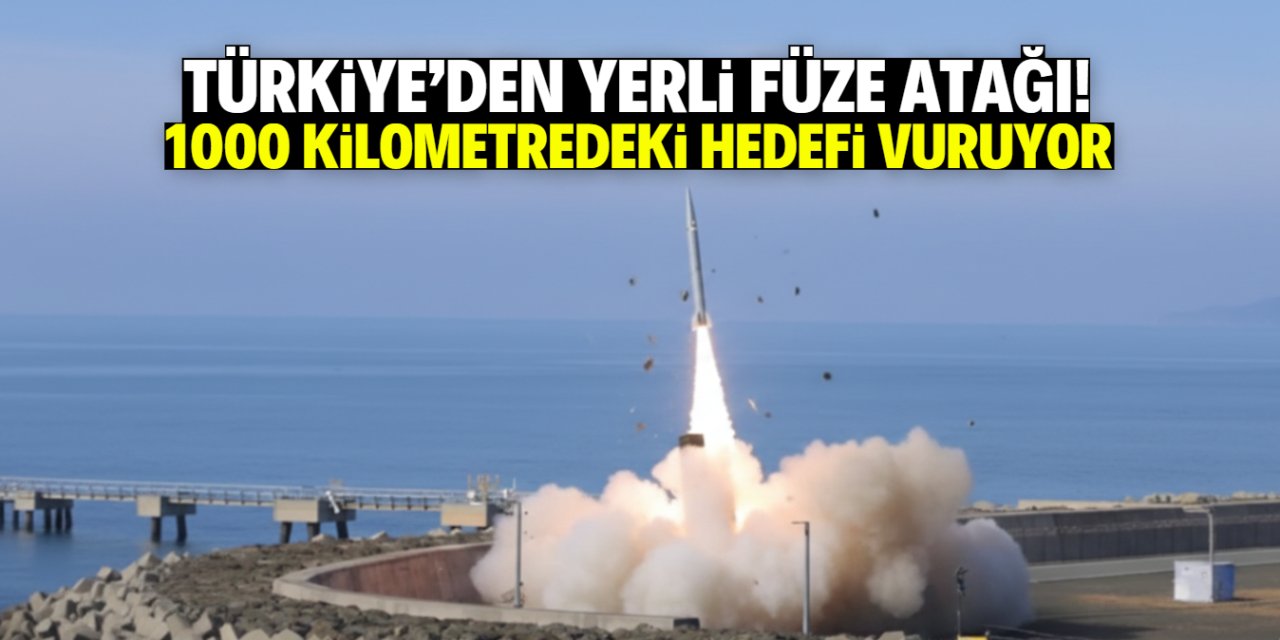 Türkiye yeni füzeler üretiyor! 1000 kilometredeki hedefi vuruyor